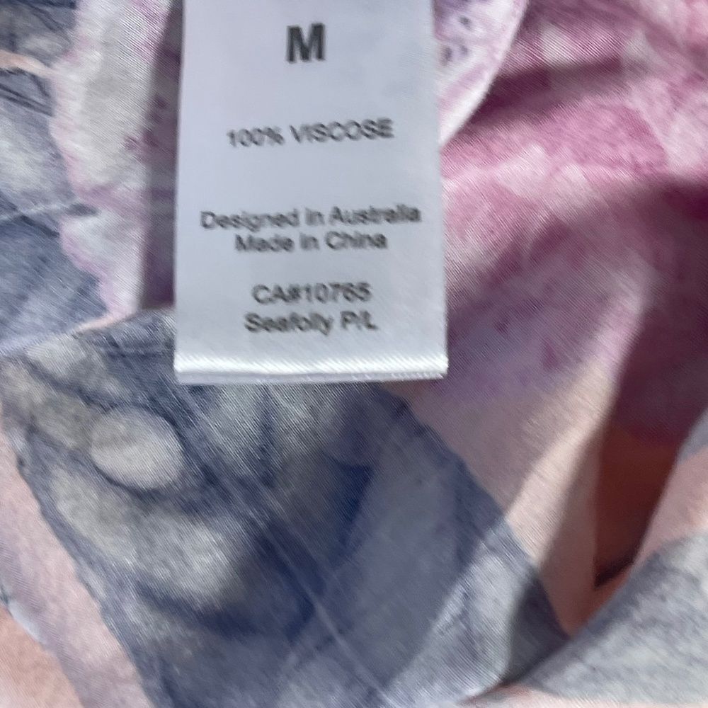Seafolly Australia Modern Love Coverup Sz‎ M - Picture 6 of 7